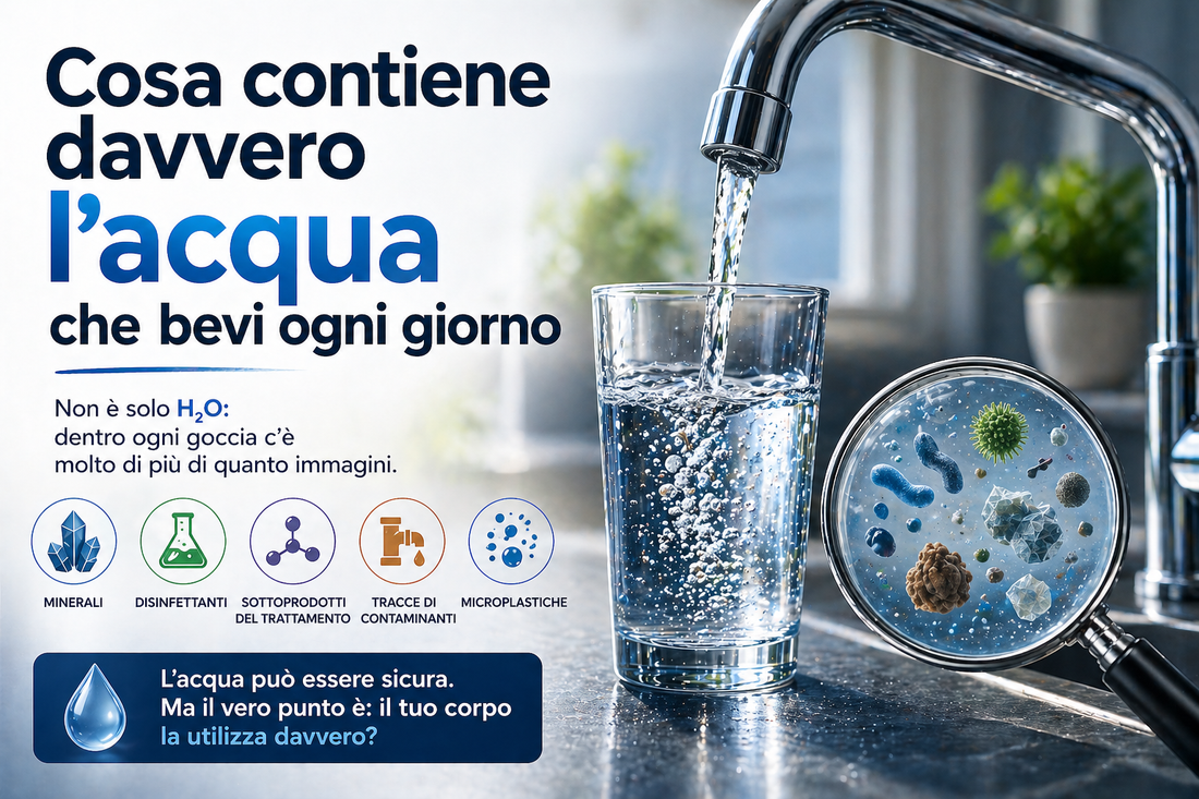 Cosa c’è nell’acqua del rubinetto: cosa contiene davvero l’acqua che bevi ogni giorno