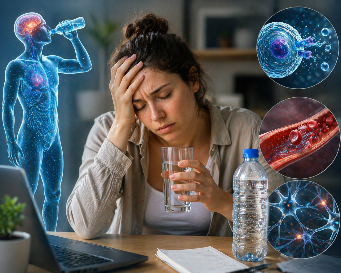 Stanchezza e disidratazione: perché ti senti stanco anche se bevi tanto